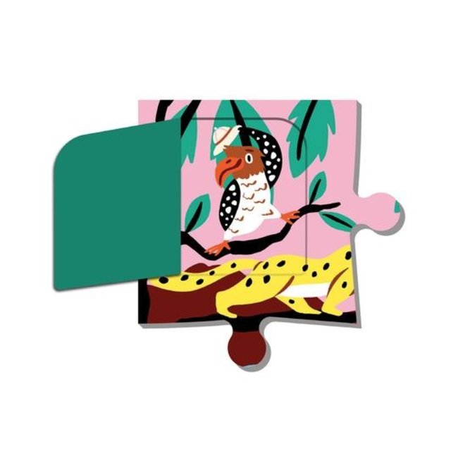 Mudpuppy Lift-the-Flap Puzzle Safari 12 pc.