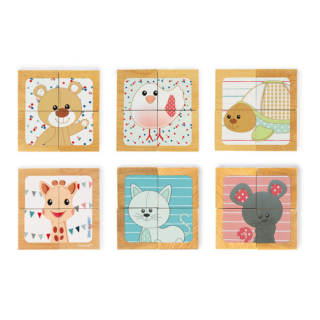 Janod Sophie La Girafe Block Puzzle