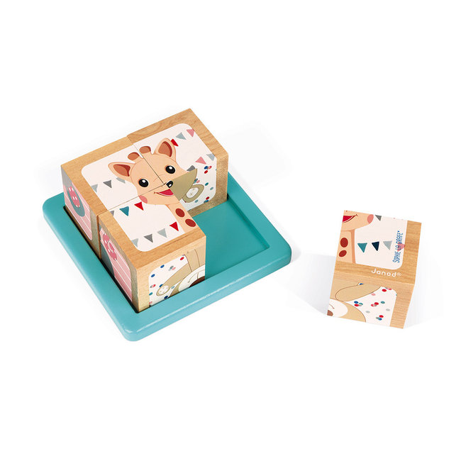 Janod Sophie La Girafe Block Puzzle