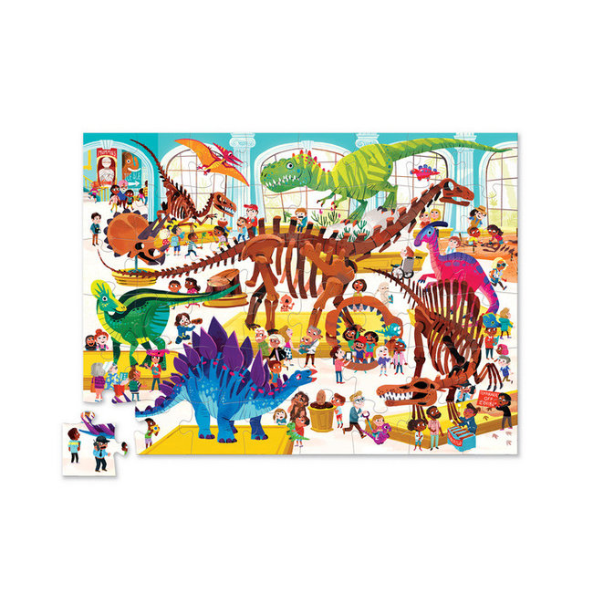 Crocodile Creek Puzzels Puzzel Day At The Museum Dino 48 st. 4 jaar+