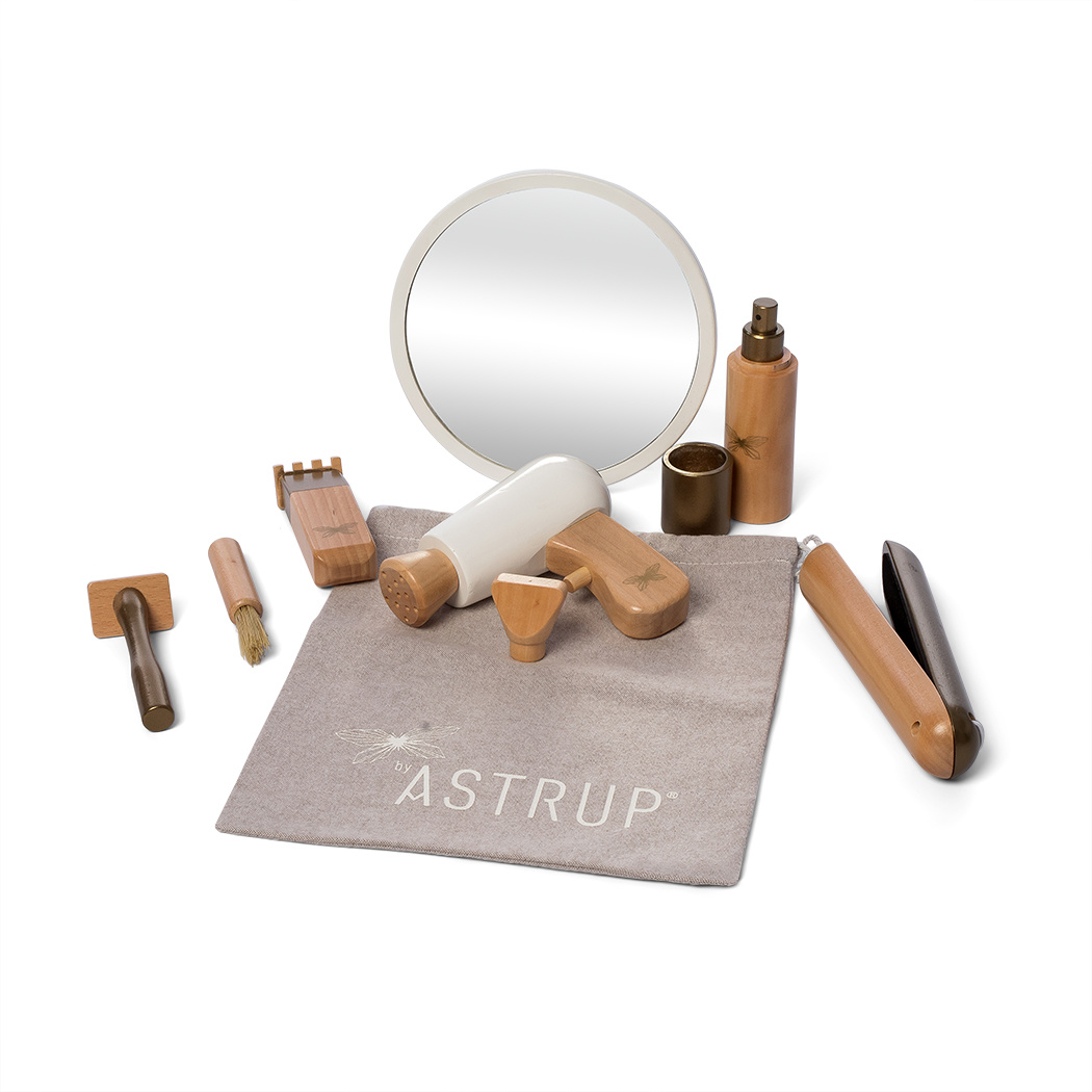 vækst Infrarød modnes by ASTRUP Hair Dresser Set Wood 84193 - Rocket Toys