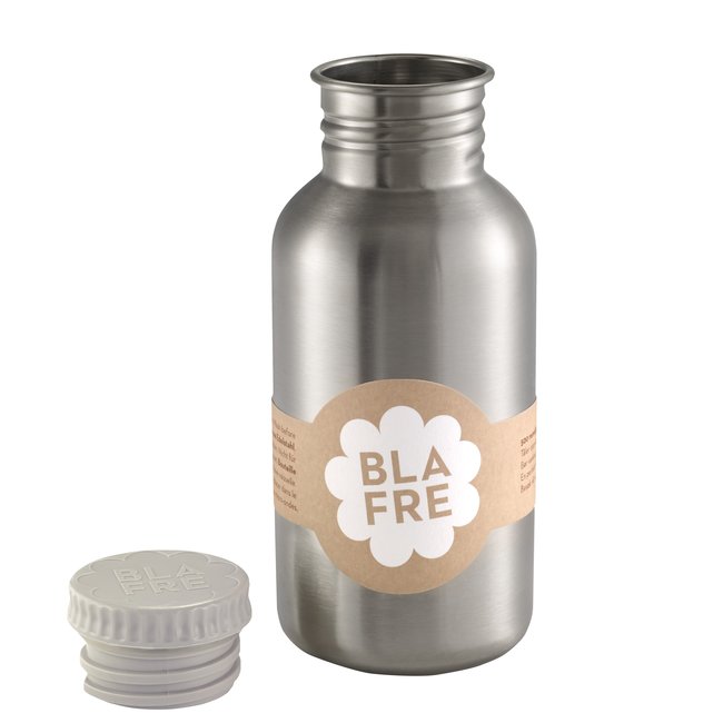 Blafre Bottle 500 ml grey lid stainless steel