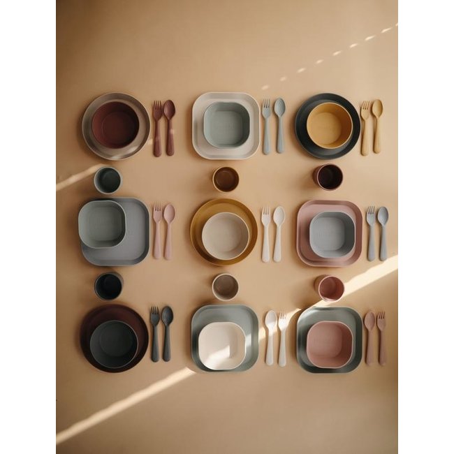 Mushie Kinderbesteck Gabel & Löffel Blush