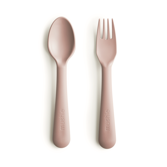 Mushie Kids Flatware Blush