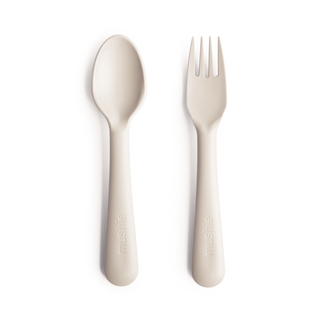 Mushie Kids Flatware Ivory