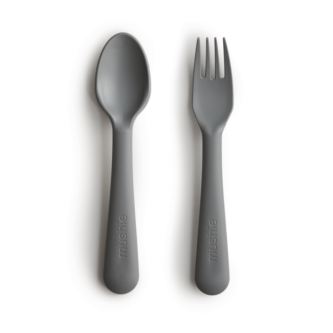 Mushie Kids Flatware Smoke