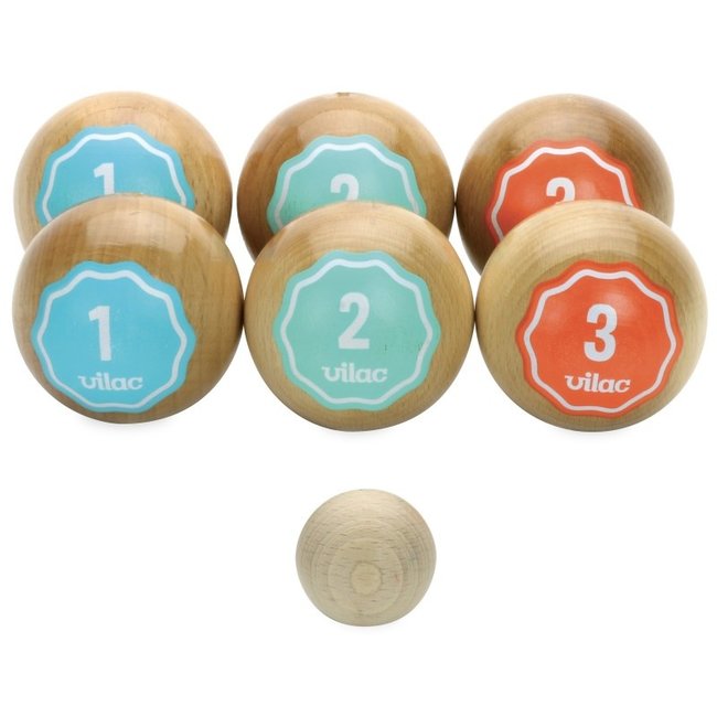 Vilac Retro Pétanque Kugel-Set Holz 4062