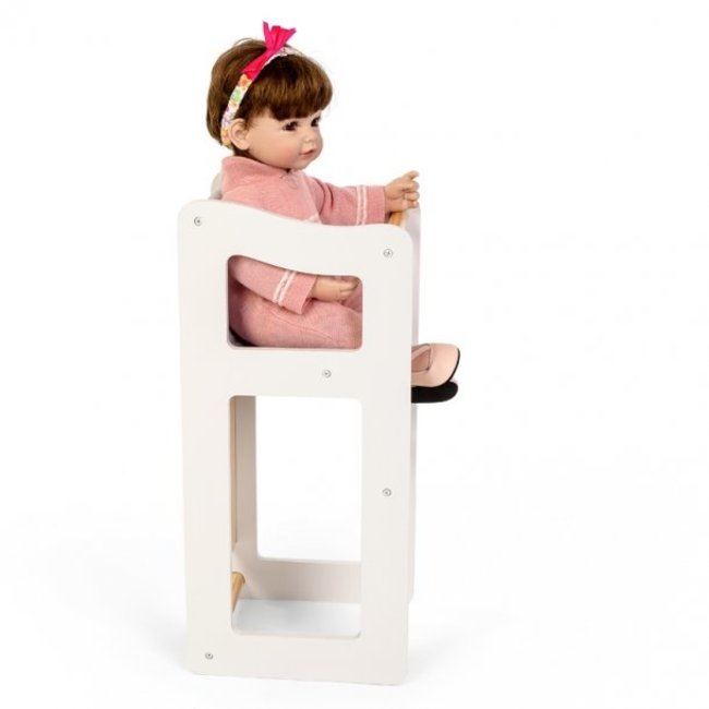 byASTRUP Wooden Doll's High Chair 2 In 1