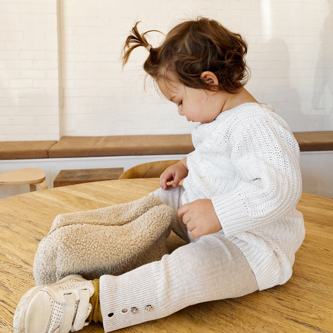 Studio Noos Teddy Chunky Pouch Ecru