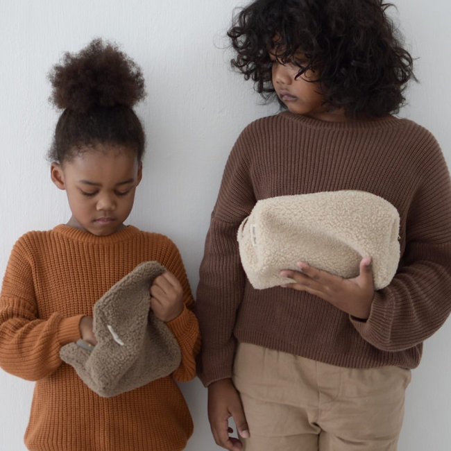 Studio Noos Teddy Chunky Pouch Brown