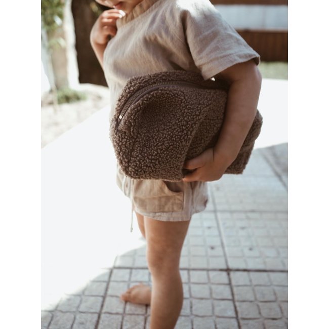 Studio Noos Teddy Chunky Pouch Brown