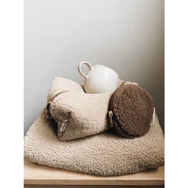 Studio Noos Wickeltasche Chunky Teddy Ecru