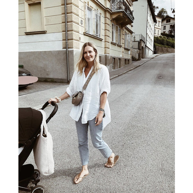 Studio Noos Tas Chunky Teddy Ecru Mom Bag