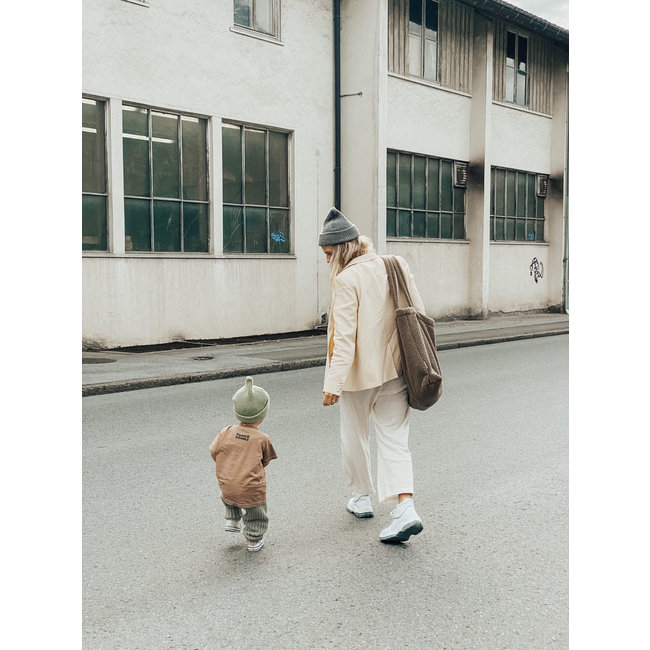 Studio Noos Chunky Teddy Brown Mom Bag