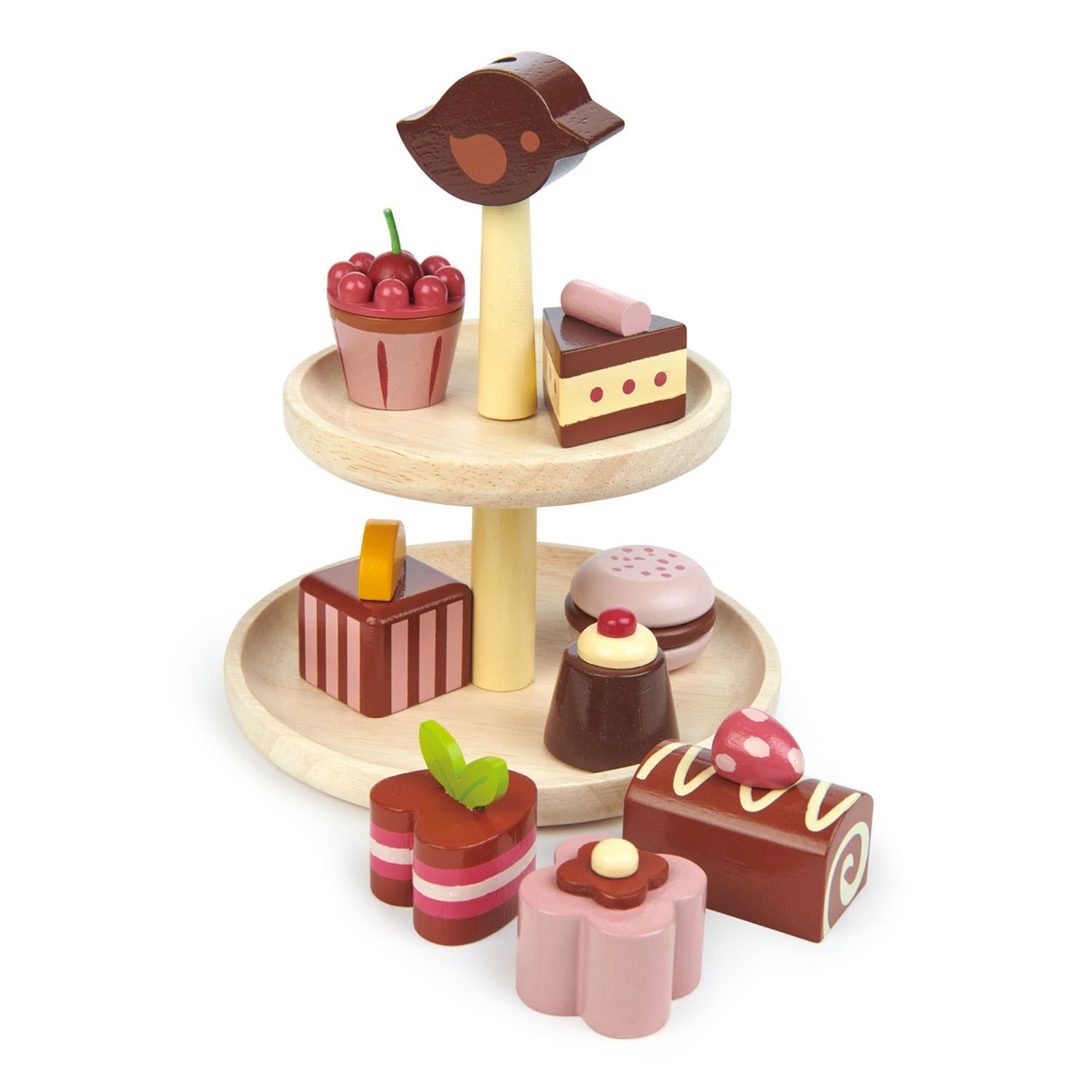 Tender Leaf Toys Chocolate Bonbons Cake Stand Tender Leaf Toys Chocolate Bonbons Cake Stand