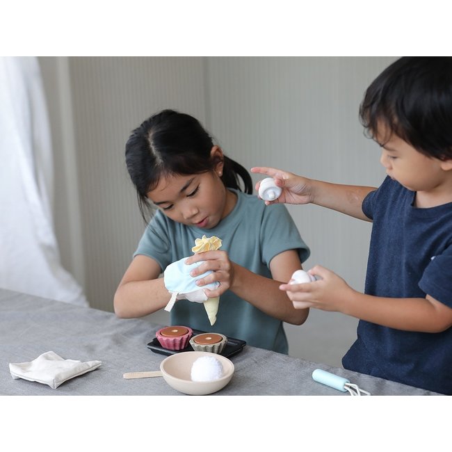 PlanToys Cupcake Set Hout 3626