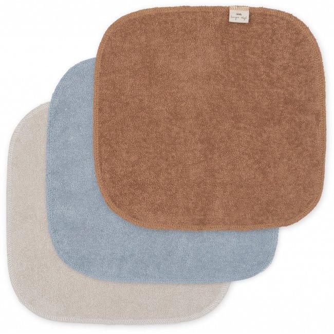 Konges Sløjd Wash Cloths Thunder 3 Pack