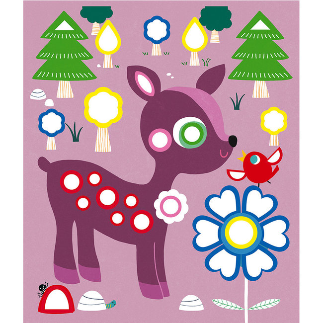 Janod Sticker Cards Animals