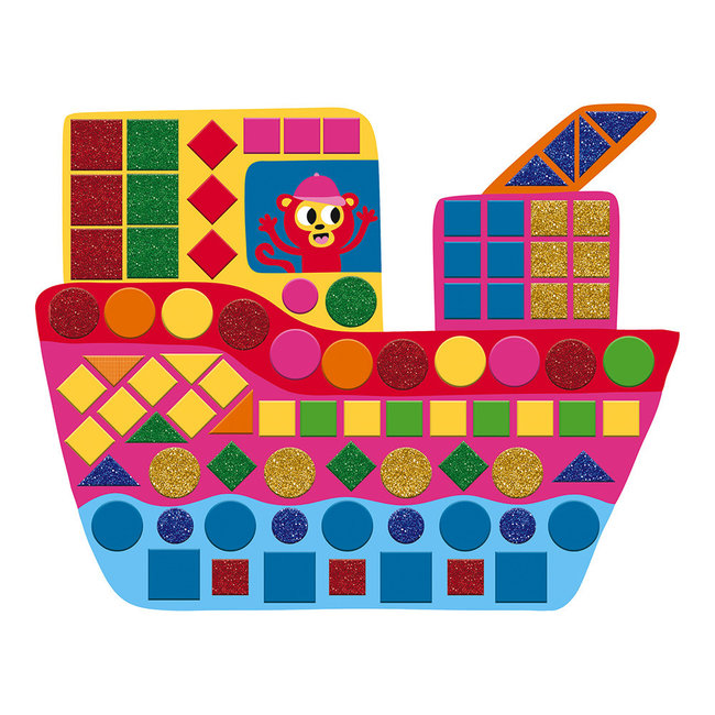 Janod Mosaics Cards Vehicles