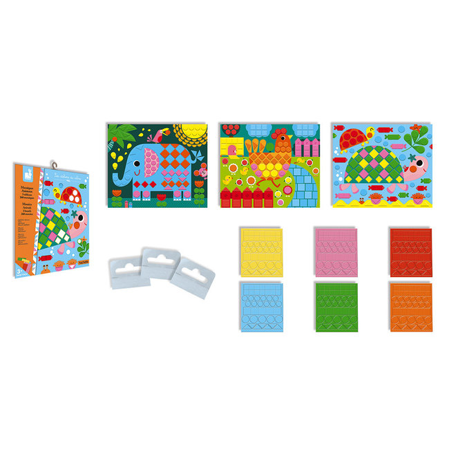 Janod Mosaics Cards Animals