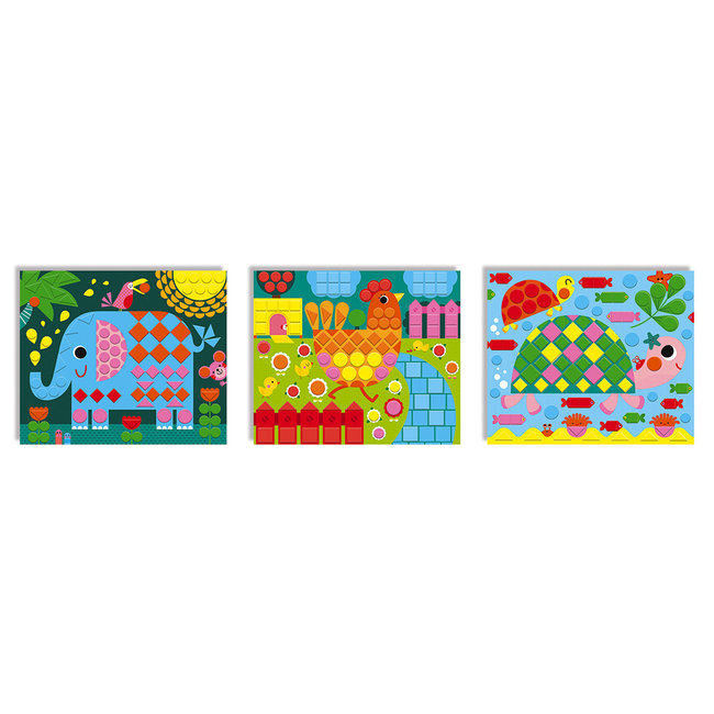Janod Mosaics Cards Animals