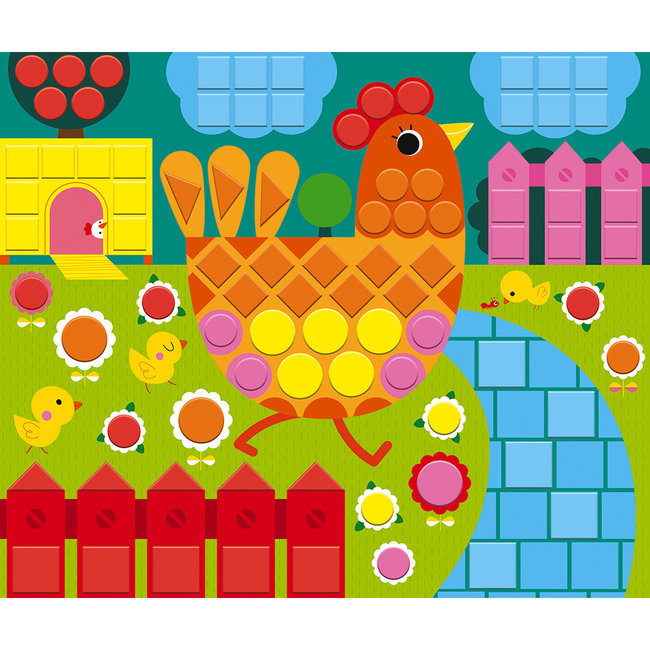 Janod Mosaics Cards Animals