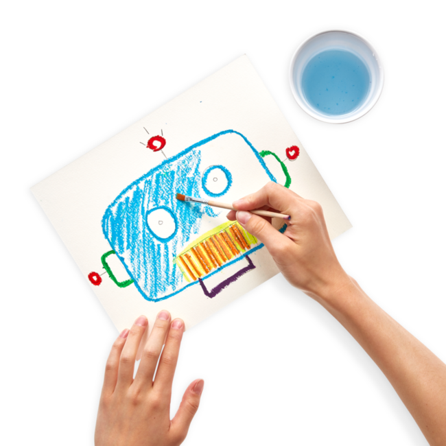 Ooly Creatief Speelgoed Wachsmalstifte Wasserfarbe