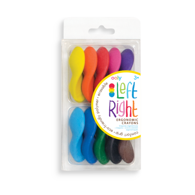 Ooly Creatief Speelgoed Ergonomic Crayons Left Right