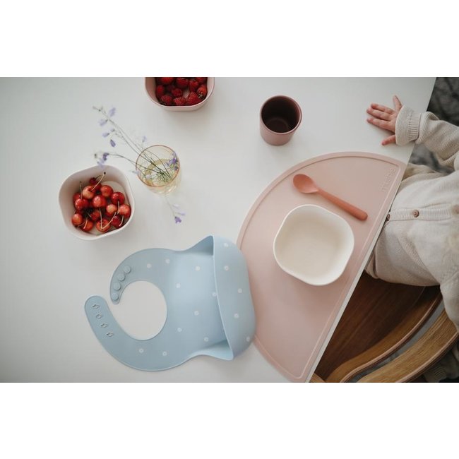 Mushie Placemat Blush Silicone Roze