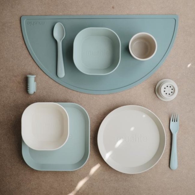Mushie Tischset Cambridge Blue Silikon