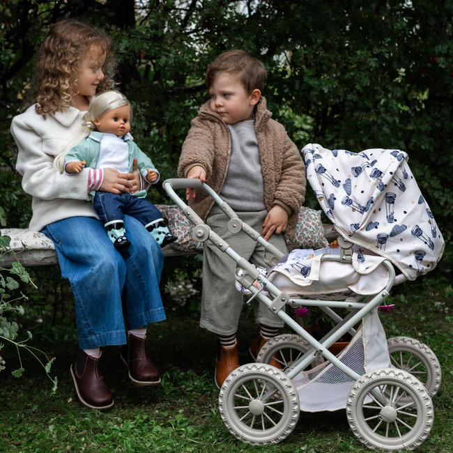 Skrallan Doll's Pram 2-in-1 Hot Air Balloon