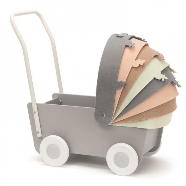 Skrallan Doll's Pram Wood