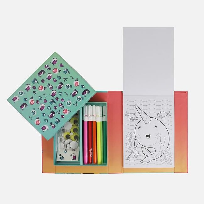 Tiger Tribe Colouring set Crazy Eyes Cuties