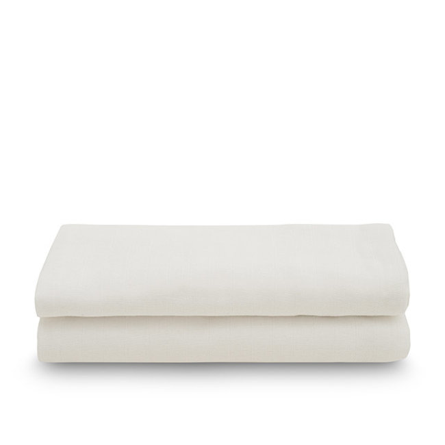 Jollein Muslin Cloths White 115x115 cm 2-Pack