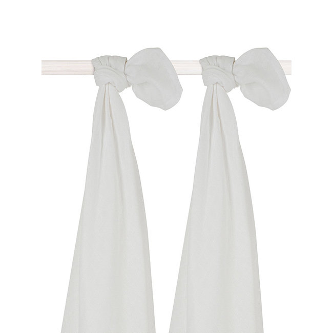 Jollein Muslin Cloths White 115x115 cm 2-Pack