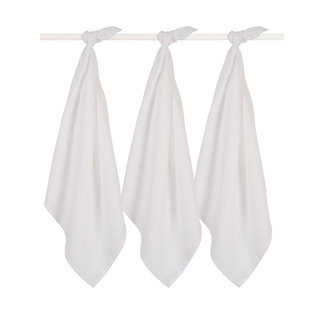 Jollein Muslin Cloths White 70x70 cm