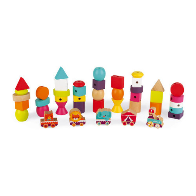 Janod Wooden Beads Circus