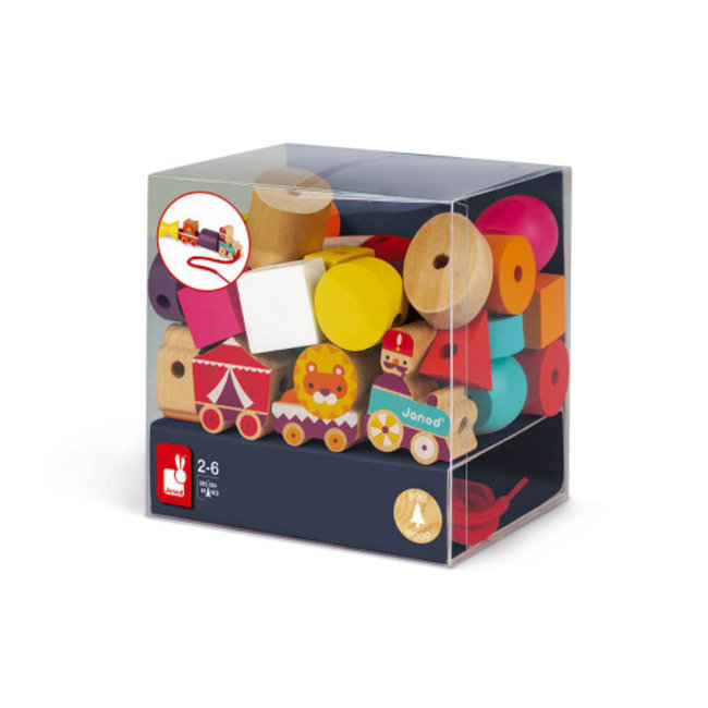 Janod Rijgkralen Circus Hout