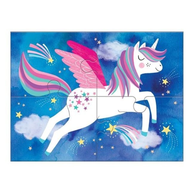 Mudpuppy 4 Puzzles Magical Friends 2 Jahre+ 12 Teile