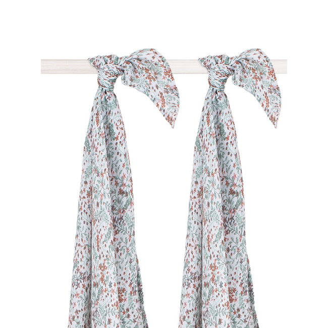Jollein Muslin Cloths Bloom 115x115 cm 2-Pack