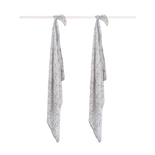 Jollein Muslin Cloths Bloom 115x115 cm 2-Pack