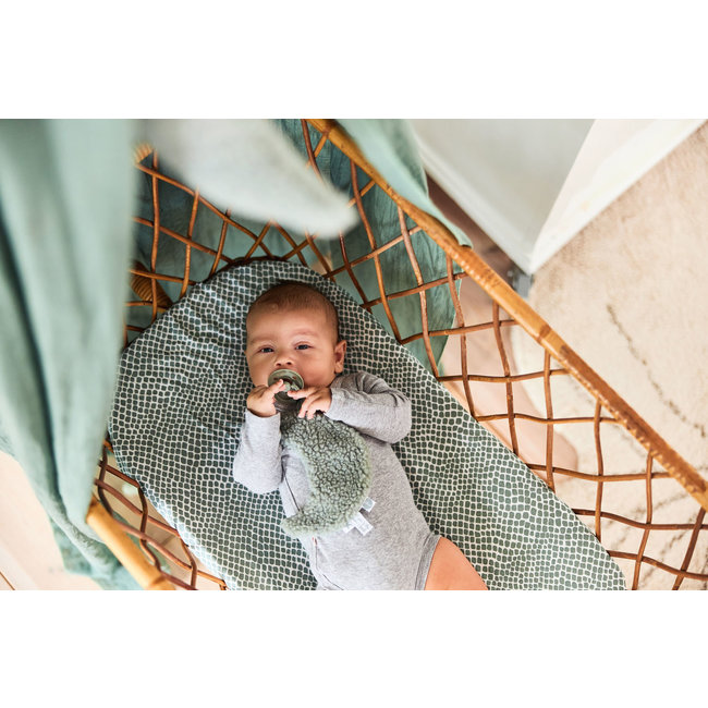 Jollein Schnullertuch Mond Grün