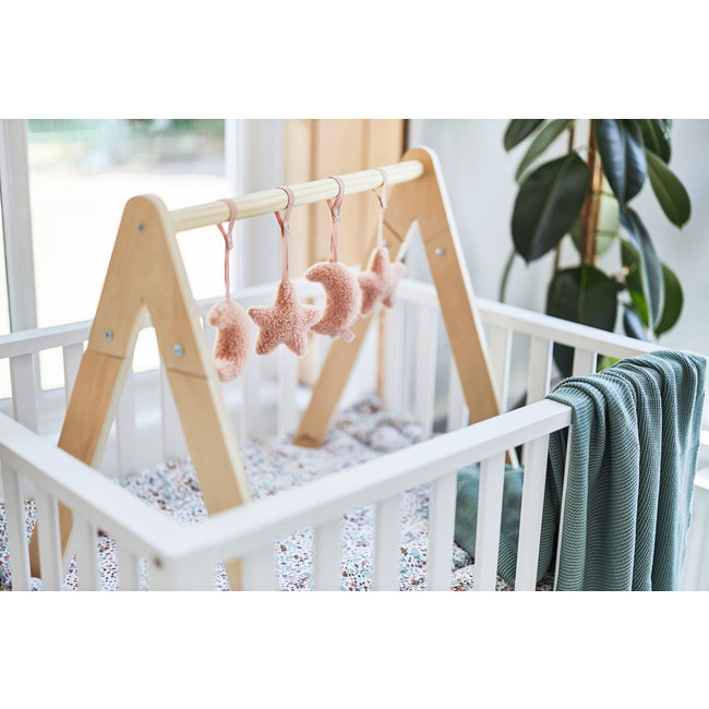 Jollein Activity Rack Toys Moon Pink