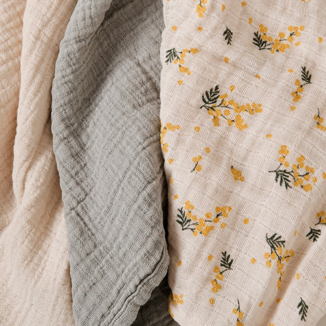 Garbo & Friends Baby Burp Cloths Mimosa 3 Pack