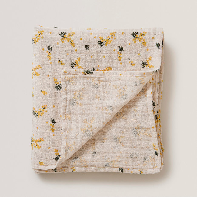 Garbo & Friends Baby Hydrofiele Doek Mimosa 110 x 110 cm