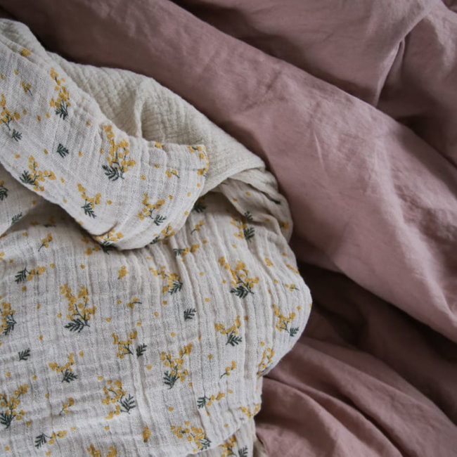 Garbo & Friends Baby Mulltuch Mimosa 110 x 110 cm