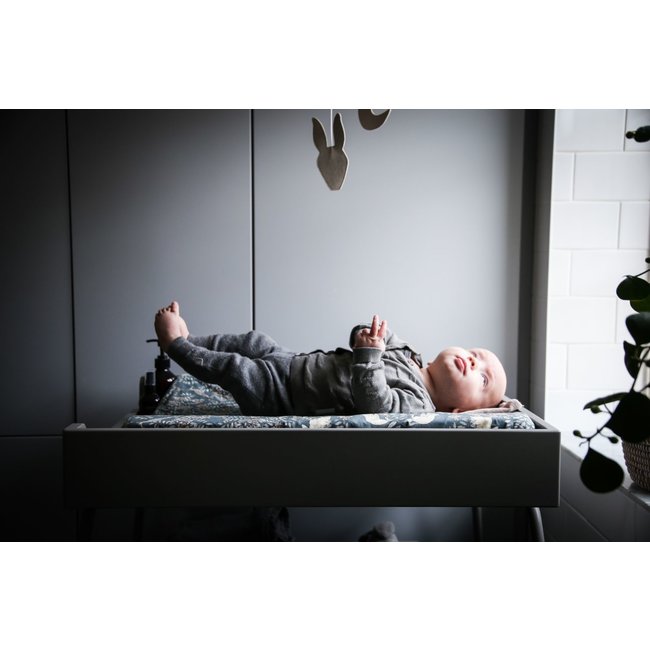 Garbo & Friends Baby Changing Mat Cover Fauna Blue