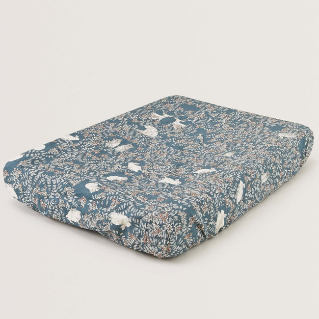 Garbo & Friends Baby Changing Mat Cover Fauna Blue