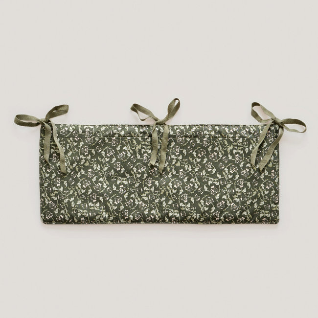 Garbo & Friends Baby Betttasche Floral Moss Grün