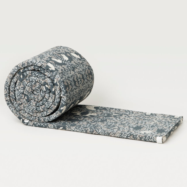 Garbo & Friends Baby Bedbumper Fauna Blauw